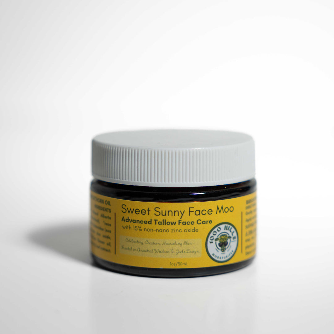 Image of Sweet Sunny Face Moo Natural Tallow Sunscreen Jar