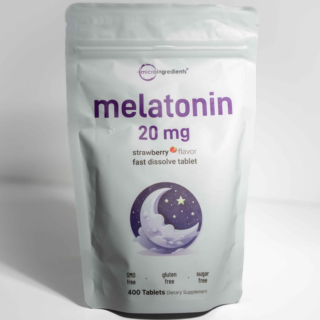 Image of Micro Ingredients Melatonin Fast Dissolve Tablets Package