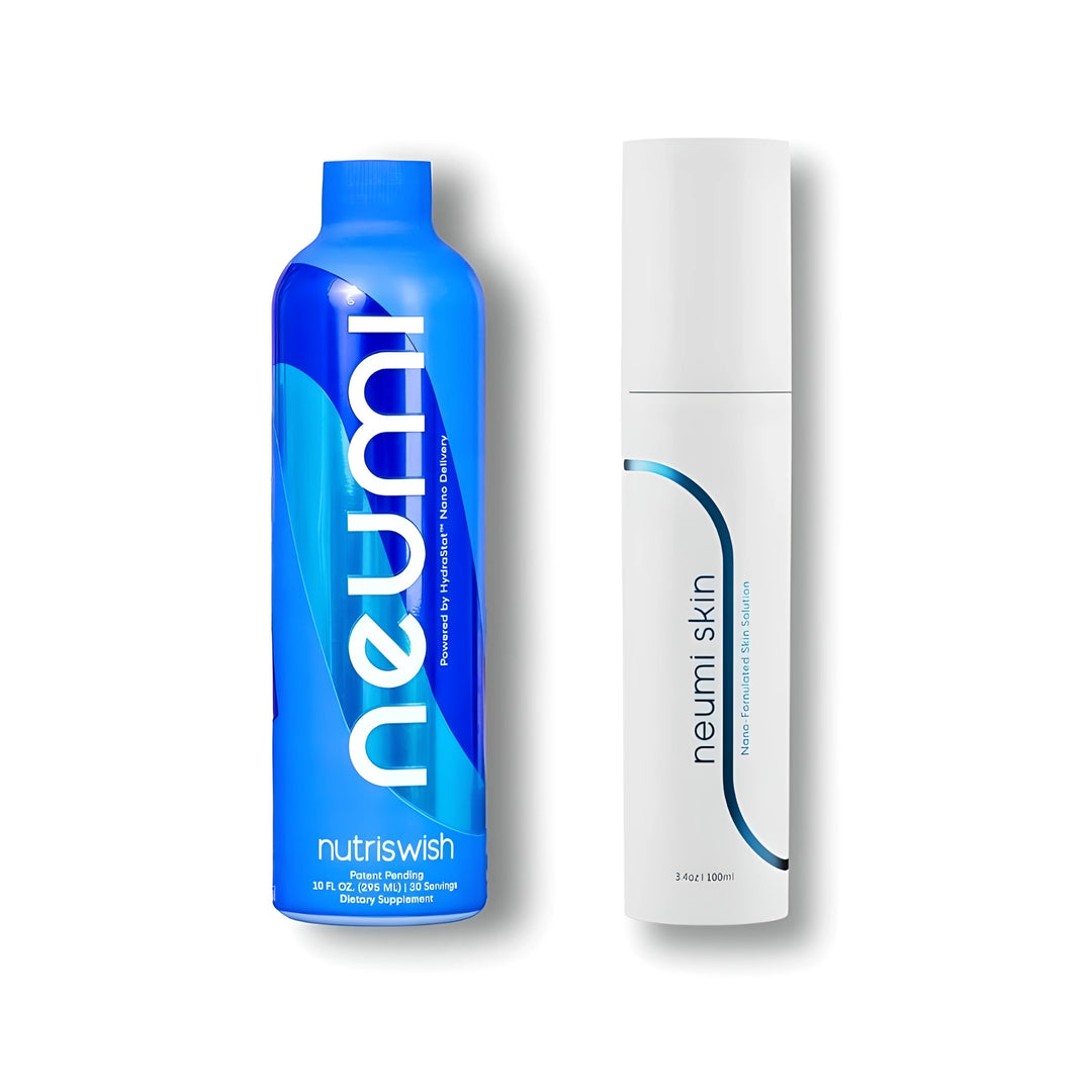 Image of bottle of Neumi™ Skin and Neumi™ Nutriswish®