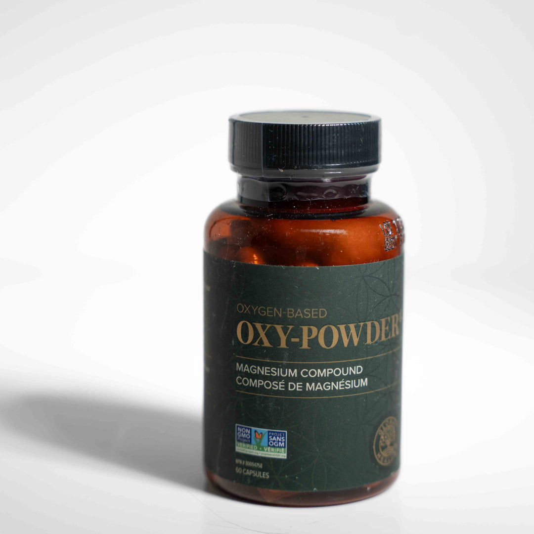 A bottle of Oxy-Powder®