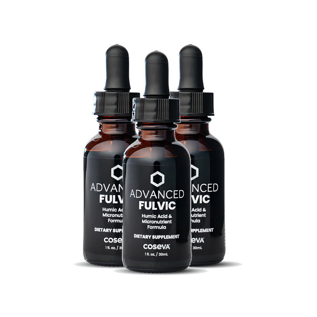 Image of three Bottles of Advanced Fulvic