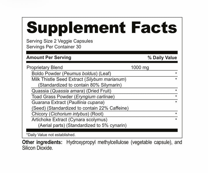 V-Organex: Boldo, Toad Grass & Chicory Extract