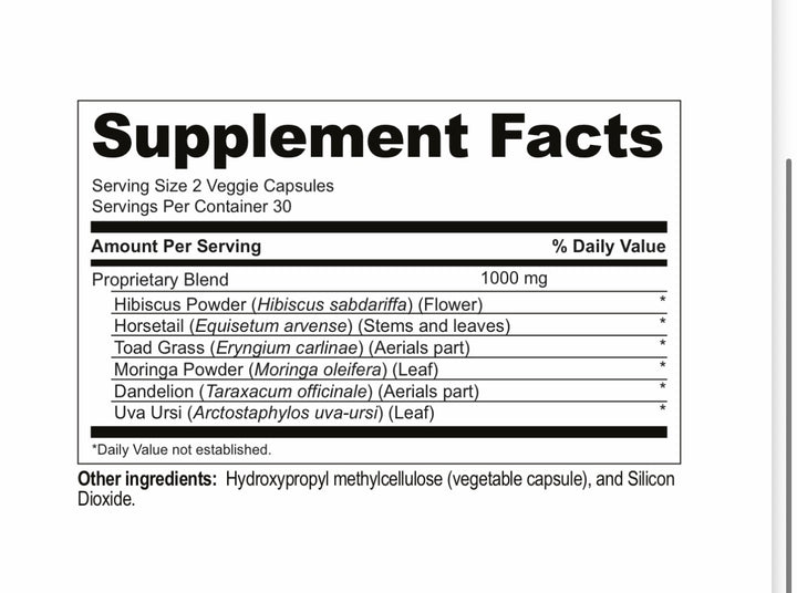 V-Itaren: Moringa, Dandelion & Uva Ursi