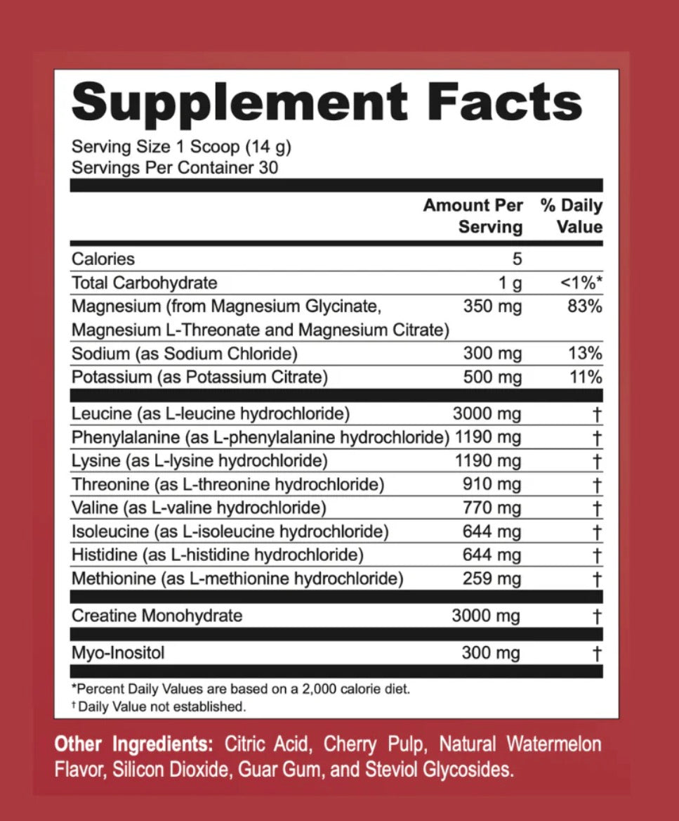 V-Performance+: Amino Acid Complex, Creatine & Electrolytes