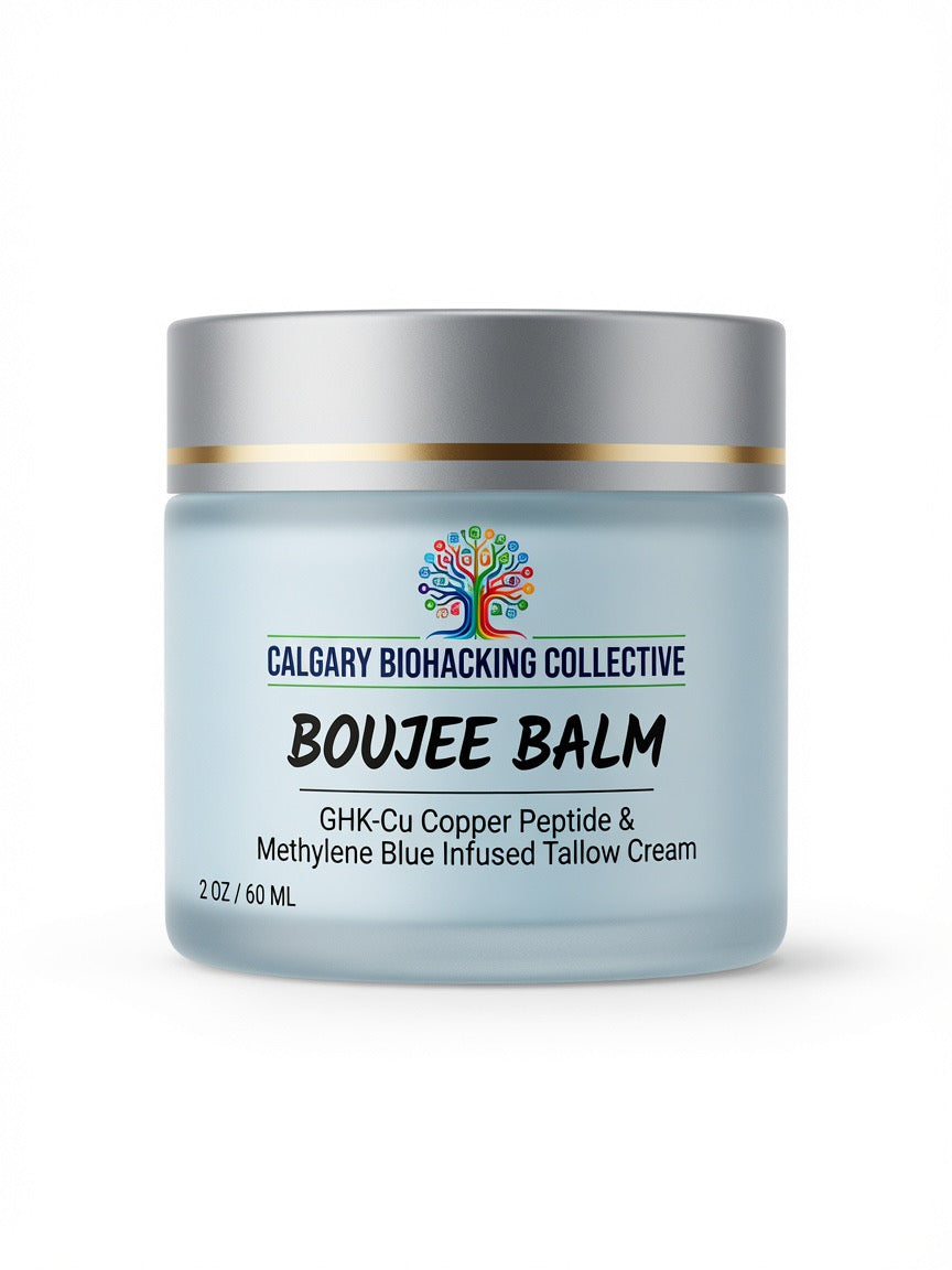 Boujee Balm- GHK-Cu Copper Peptide & Methylene Blue Infused Tallow Cream