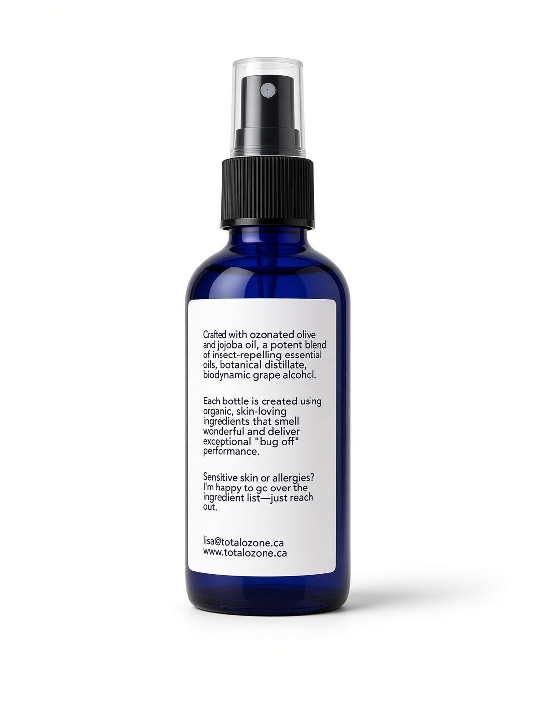 Total Ozone – “Don’t Bug Me” Botanical Outdoor Spray (116ML/ 4Oz)